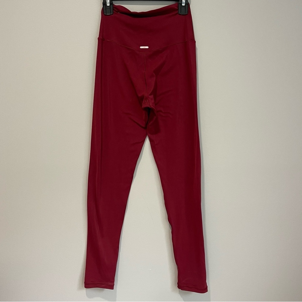 Aerie Red 7/8 High Waisted Leggings - Picture 3 of 4